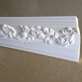 Moderne polyurethane Curved Carving Ceiling Cornice Molding